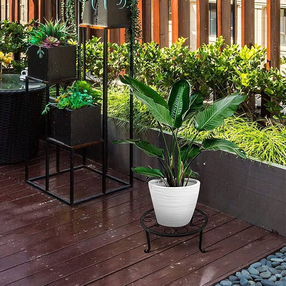 花台　三枚セット Amazon.co.jp: Flower Stand, Outdoor, Indoor, Stylish, 3